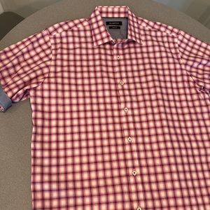 BUGATCHI short sleeve classic fit shirt